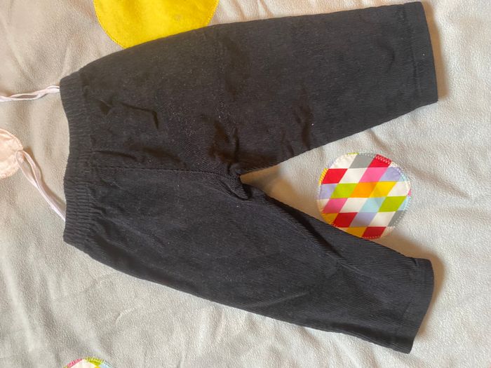 Pantalon jogging velours noir - photo numéro 2