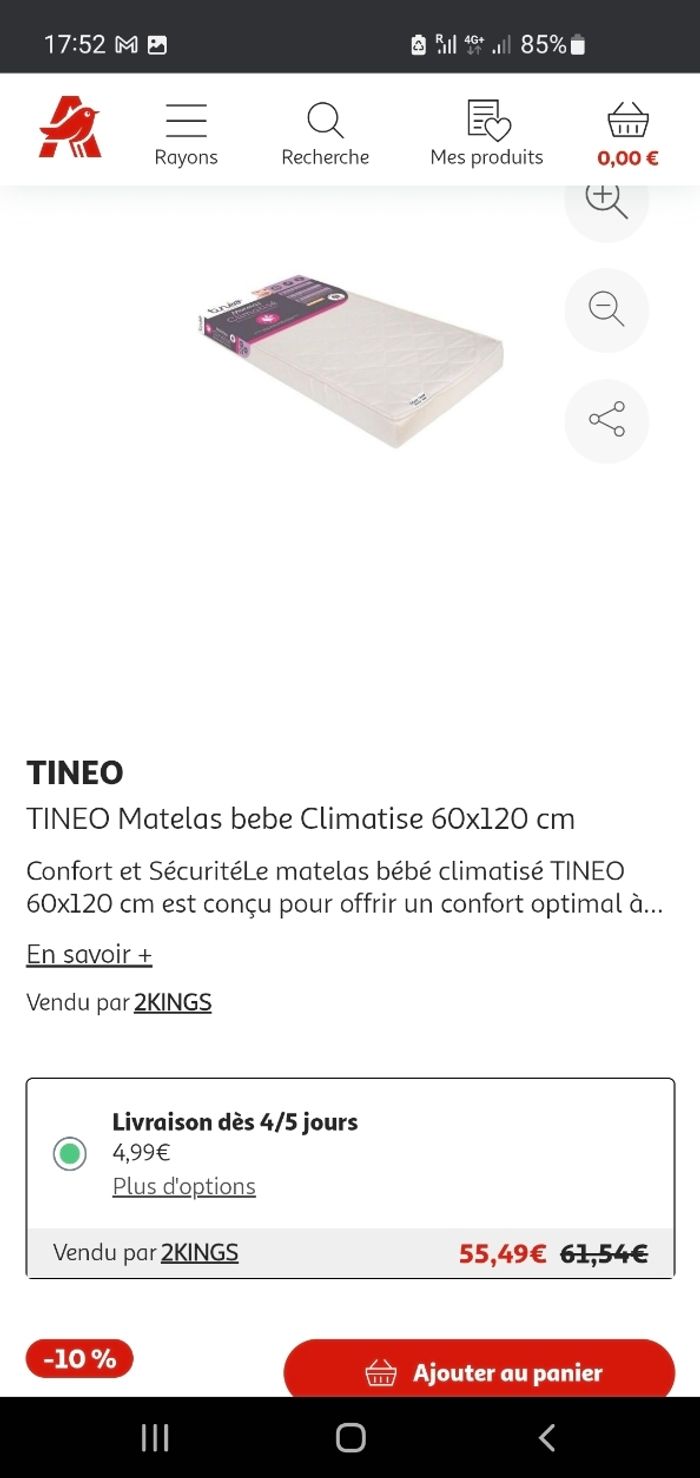 Lit parapluie 3 en 1 avec matela - photo numéro 4