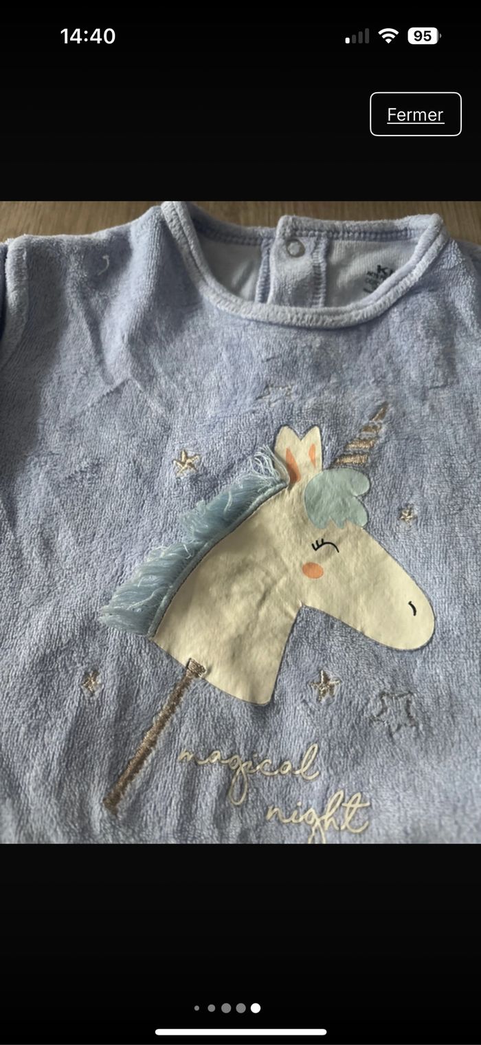 Lot de pyjama en velour - photo numéro 7