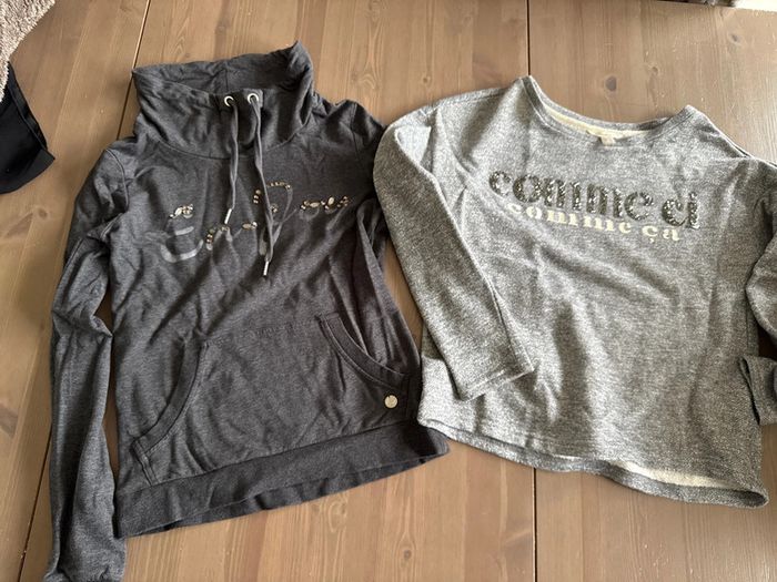 2 pull jbc et springfild taille xs