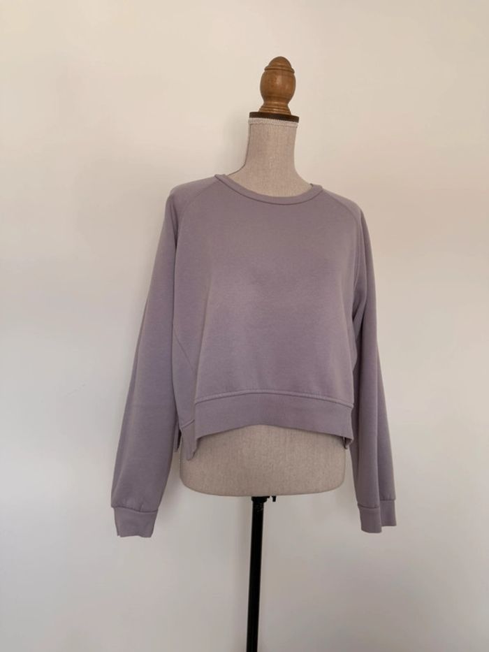 Sweat haut maglione Suéter trui pull sweat-shirt pullover overhemd Camisola Sudadera felpa Lila - photo numéro 3