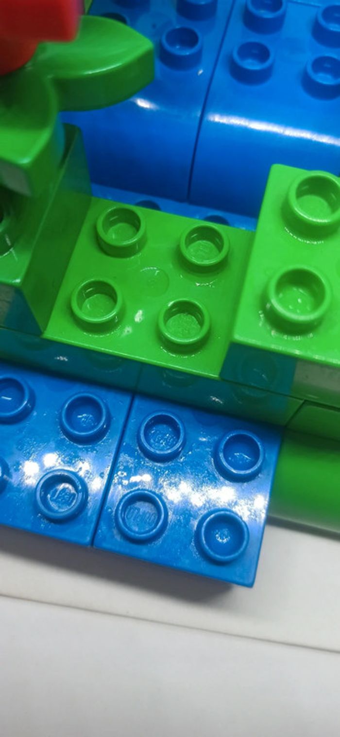 Décor paysage jungle avec rivière et panthère noire lego duplo - photo numéro 5