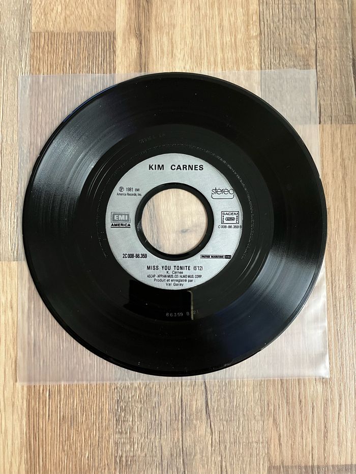 Vinyle 45 tours sans pochette-Kim Carnes-Bette Davis Eyes