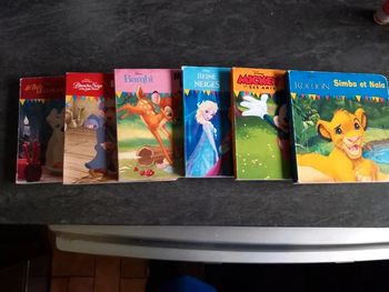 Lot 6 livres Disney