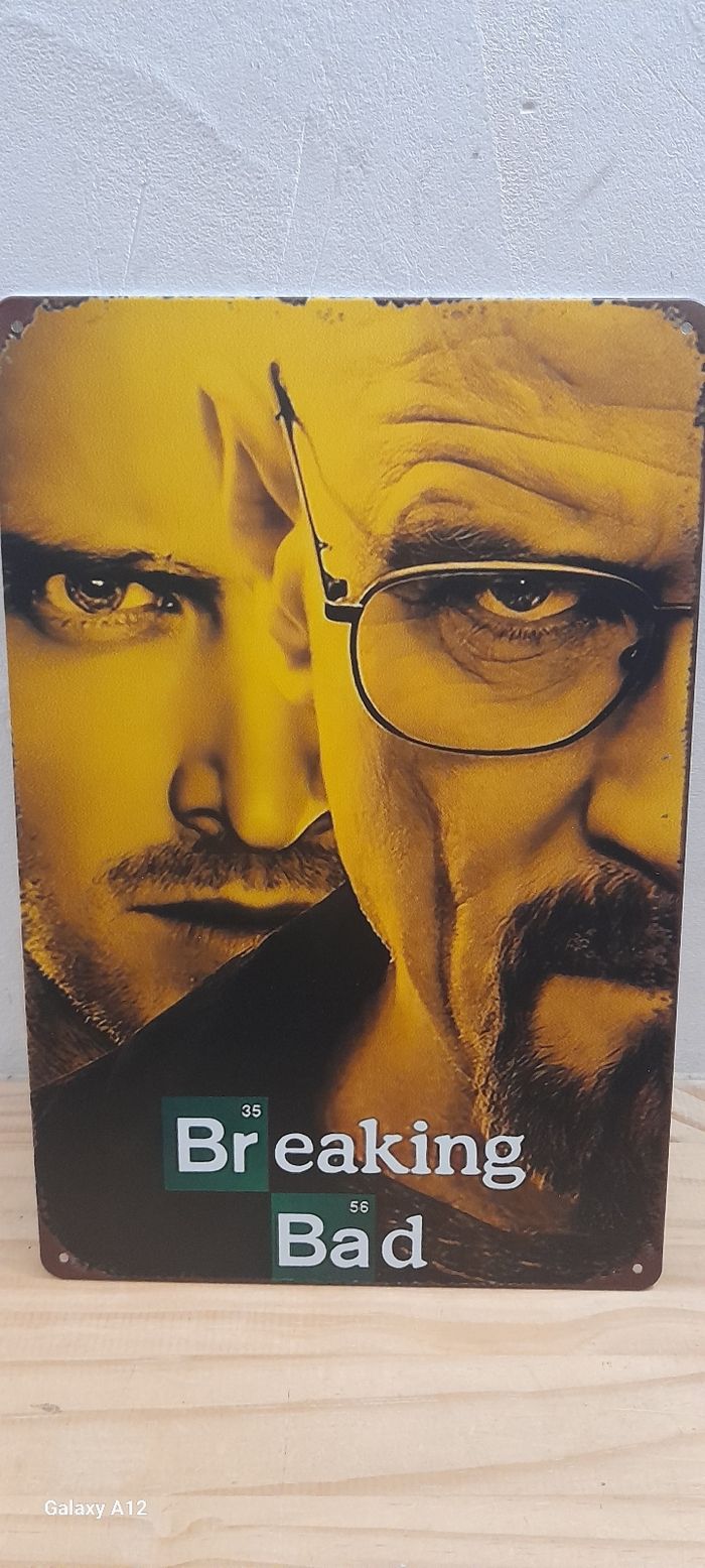 Plaque métallique breaking bad