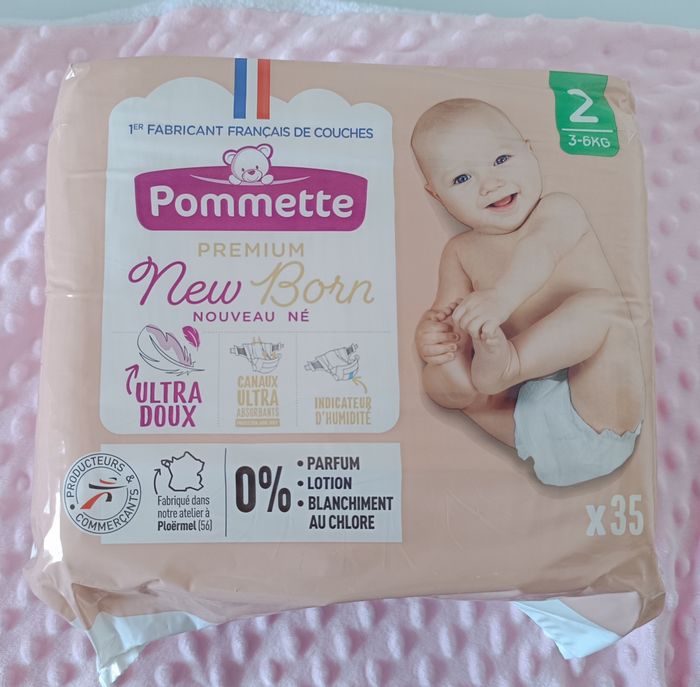 Couches pommette taille 2