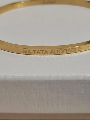 Bracelet ma tata adorable doré