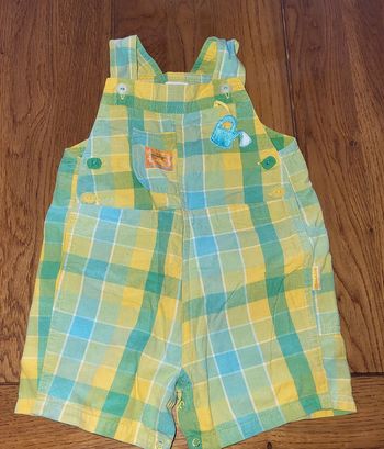 Salopette short 6 mois