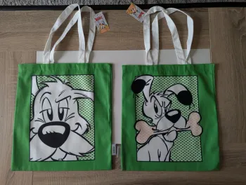 Sac cabas Astérix vert Idéfix recto verso