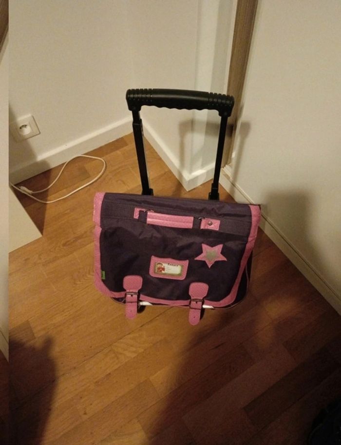 Cartable à roulette tann's - photo numéro 4