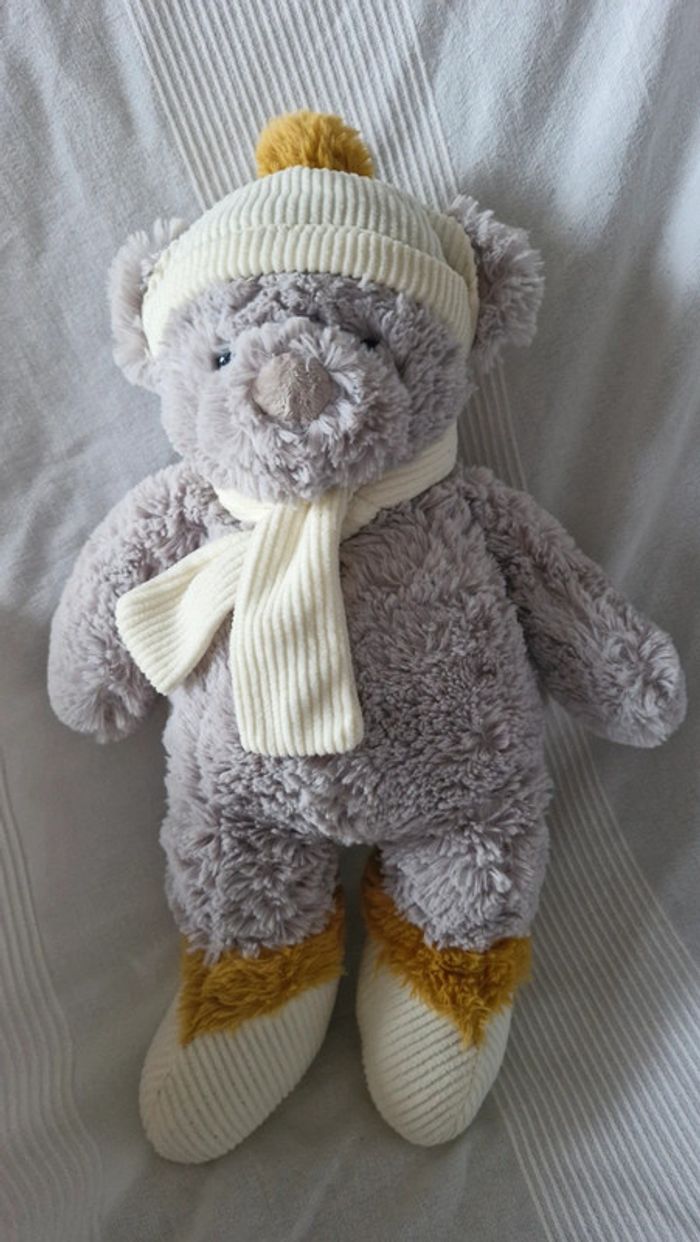 Ourson avec bonnet et écharpe atmosphera Kids - photo numéro 4