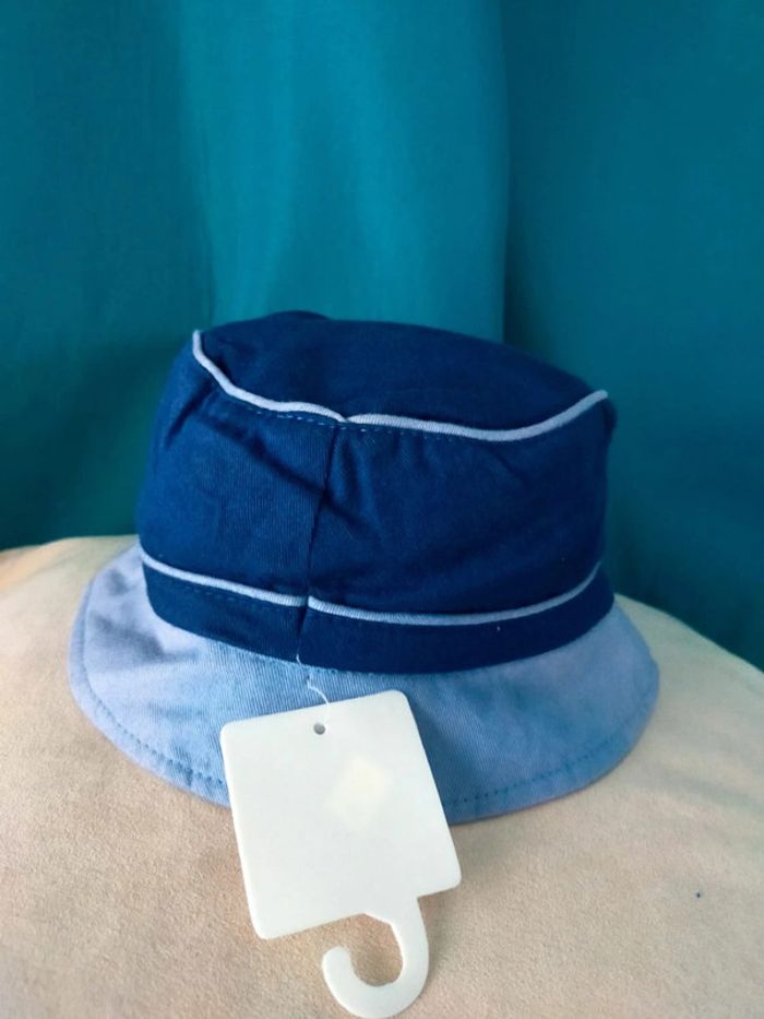 Bob bébé bleu marine & ciel – Petit lapin marin – Taille 48 cm - photo numéro 4