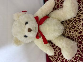 Ours en peluche crème Keel Toys