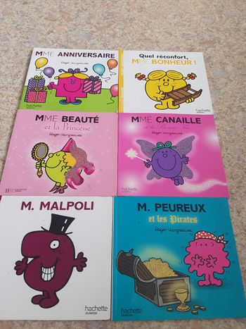 Livres pour enfants "Monsieur, Madame"