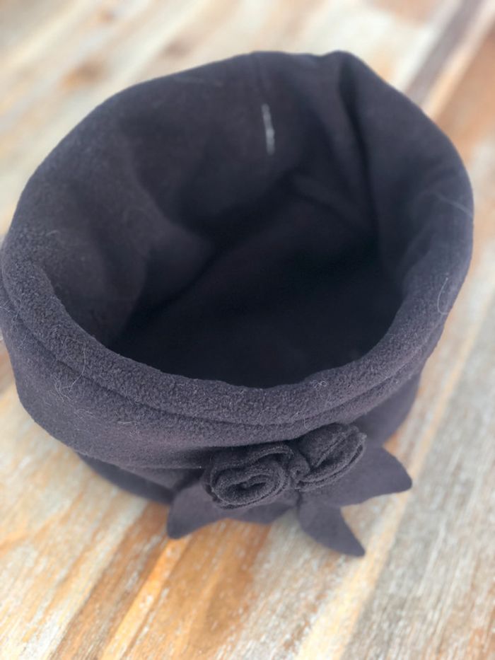 Chapeau noeud forme rose couleur marron - photo numéro 3