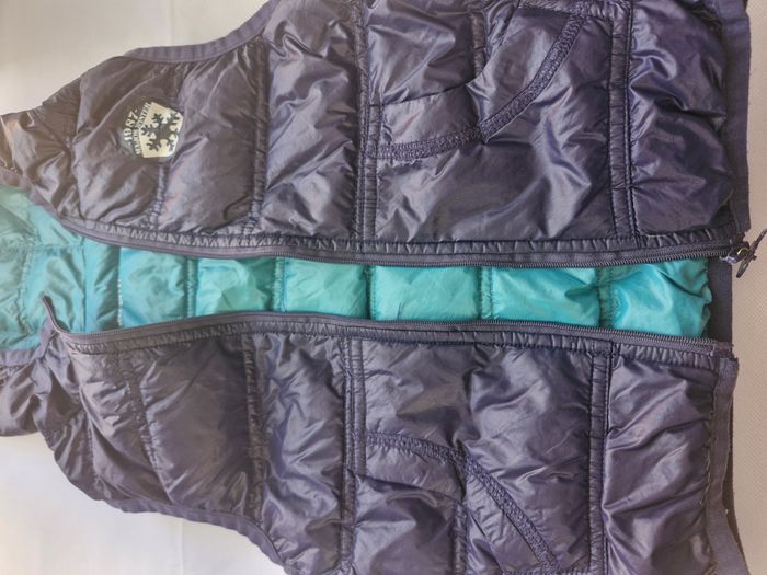 Blouson sans manches zippé capuche 4 ans Sergent Major Bleu marine - photo numéro 4