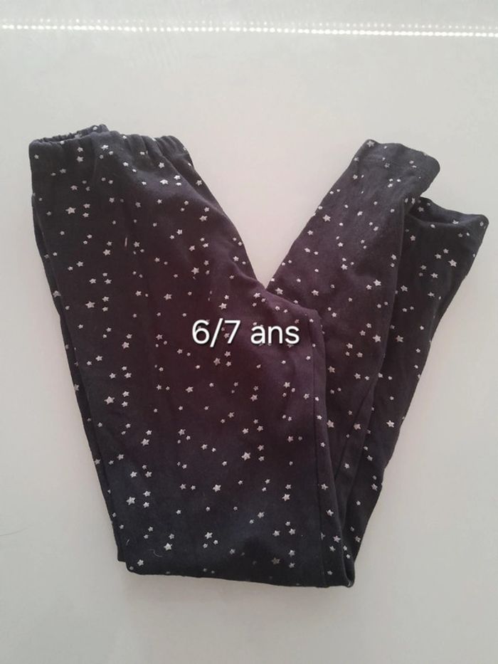 Pantalon noir fille 6/7a