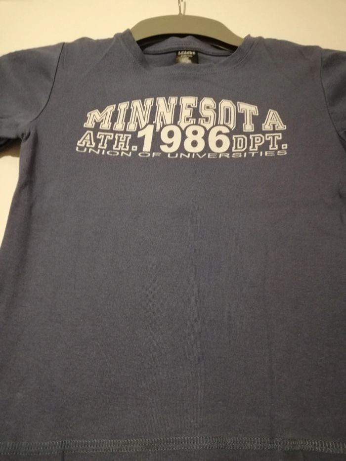 Tee-shirt manches longues bleu 8 ans - photo numéro 3