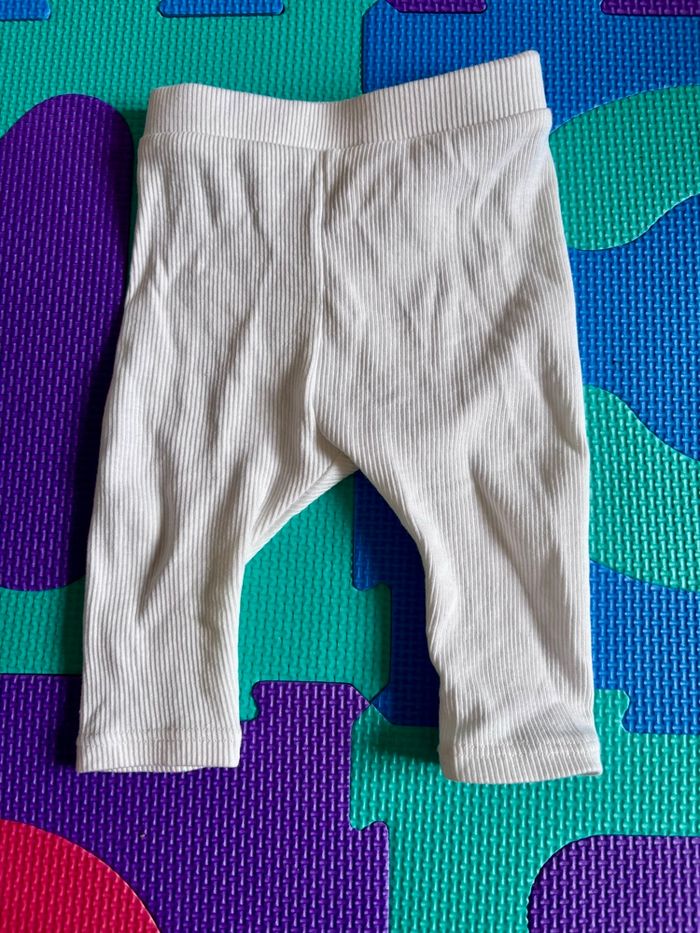 Legging blanc 3 mois