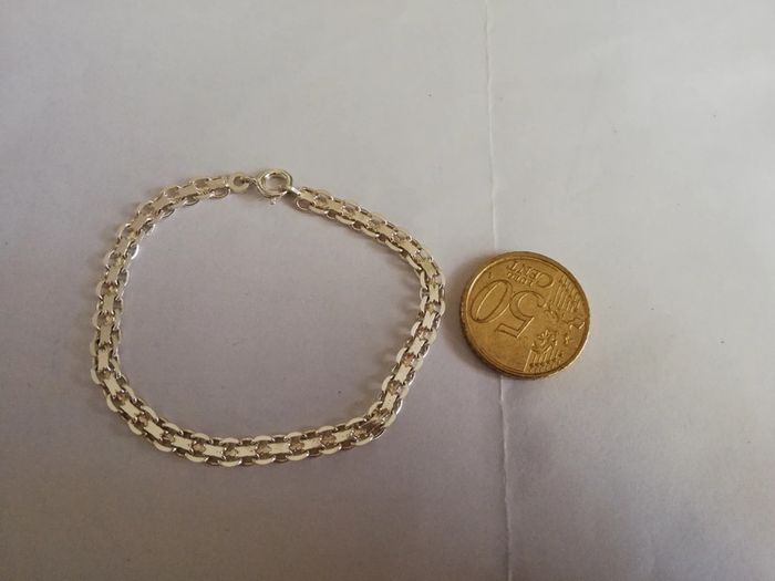 Sublime bracelet chic chaine plate - photo numéro 2
