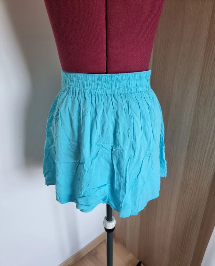 Jupe turquoise - taille 34 36 - Mim - photo numéro 2