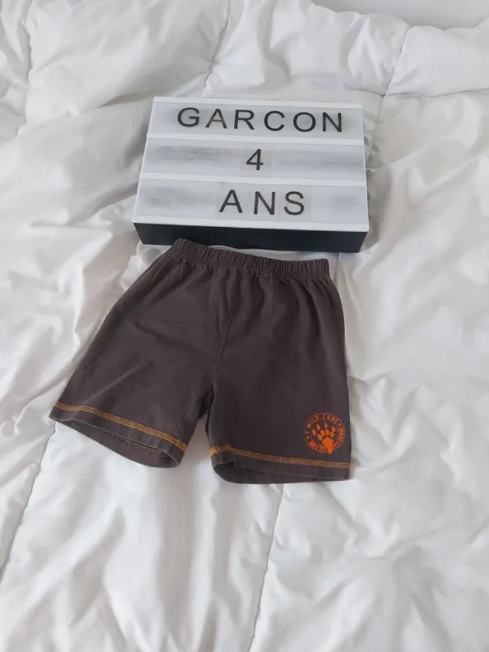 Short garçon 4 ans
