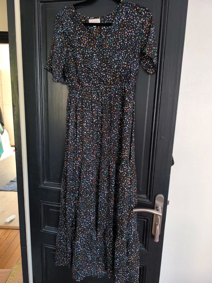 Robe longue en voile Grace et Mila