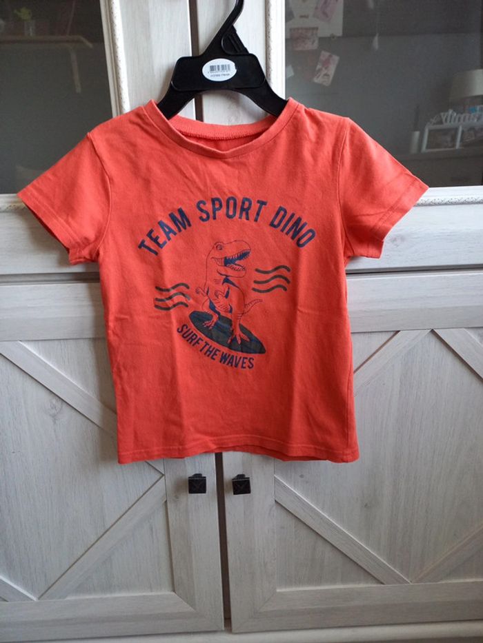 Tee-shirt manches courtes garçon orange