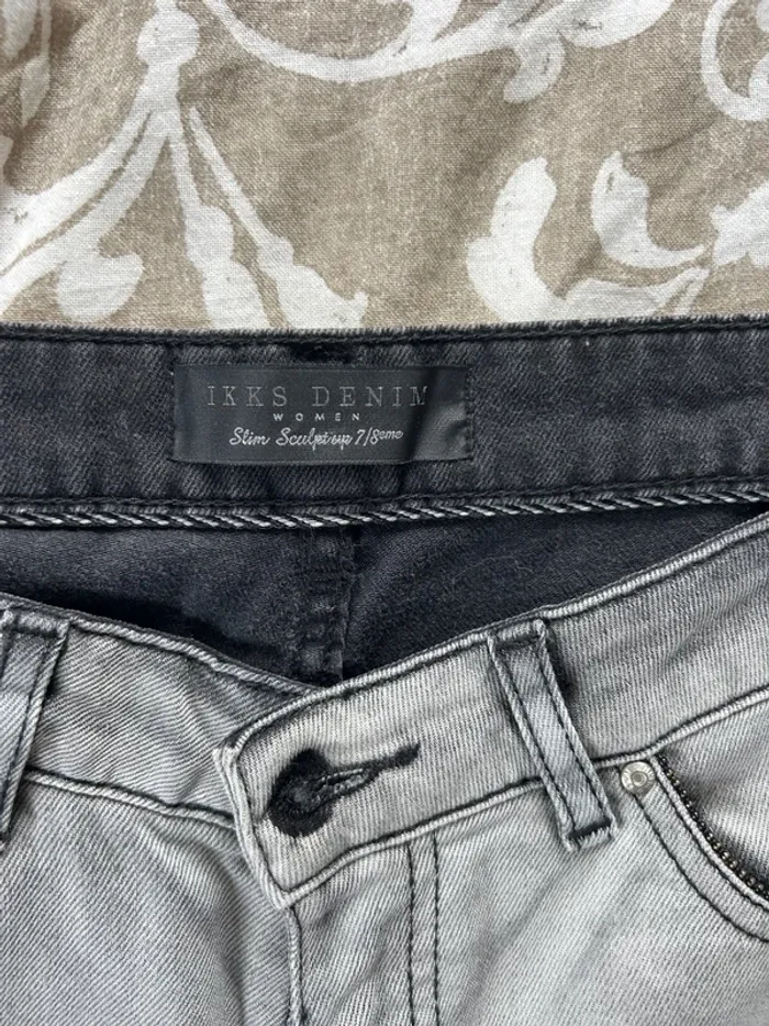 Jeans ikks gris noir taille 36 - photo numéro 3