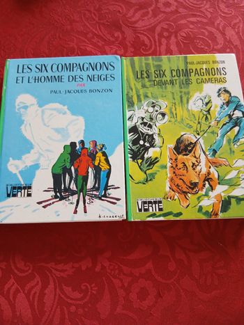 Lot de 2 livres les six compagnons