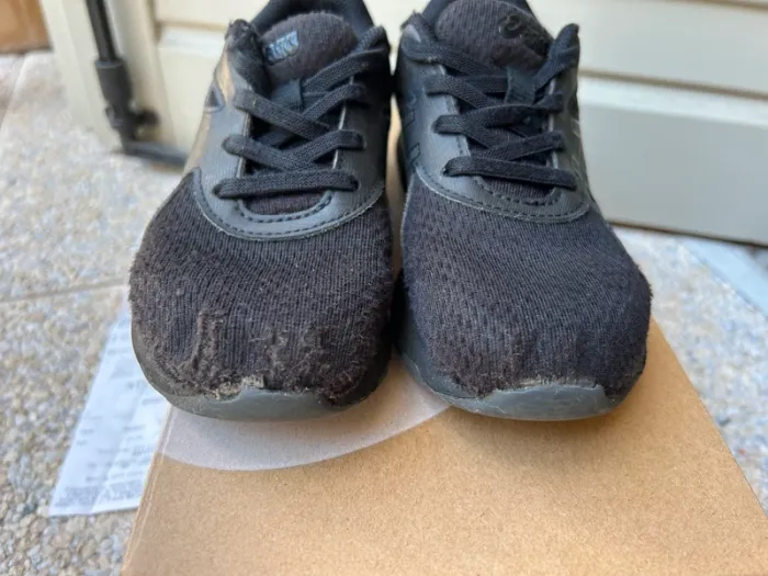 Chaussures Baskets enfant Asics Gel quantum 90 IV PS noires - photo numéro 4