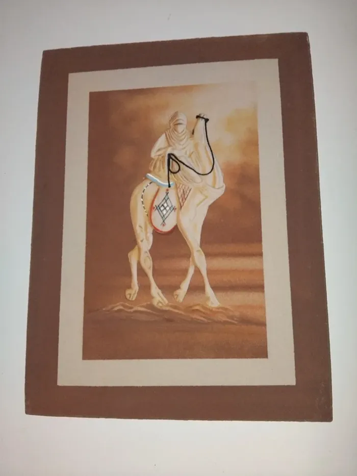 Tableau en sable, en relief - photo numéro 2