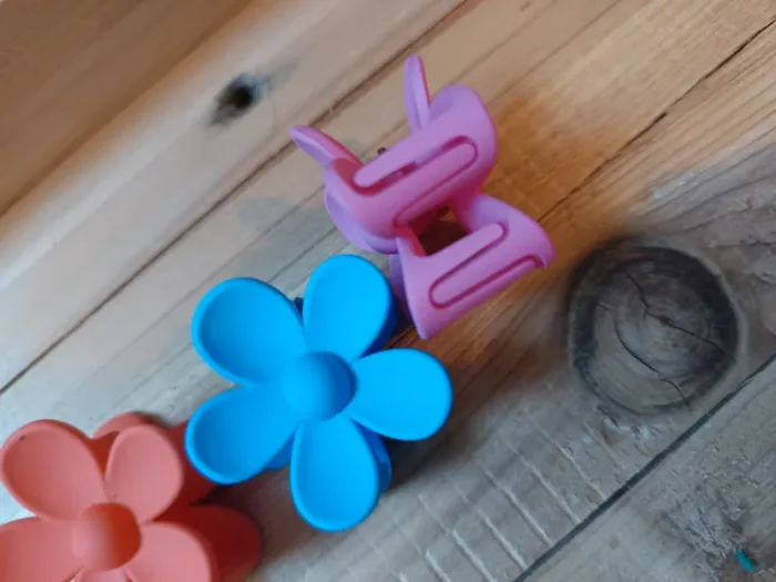 Lot de pinces cheveux fleurs - photo numéro 3