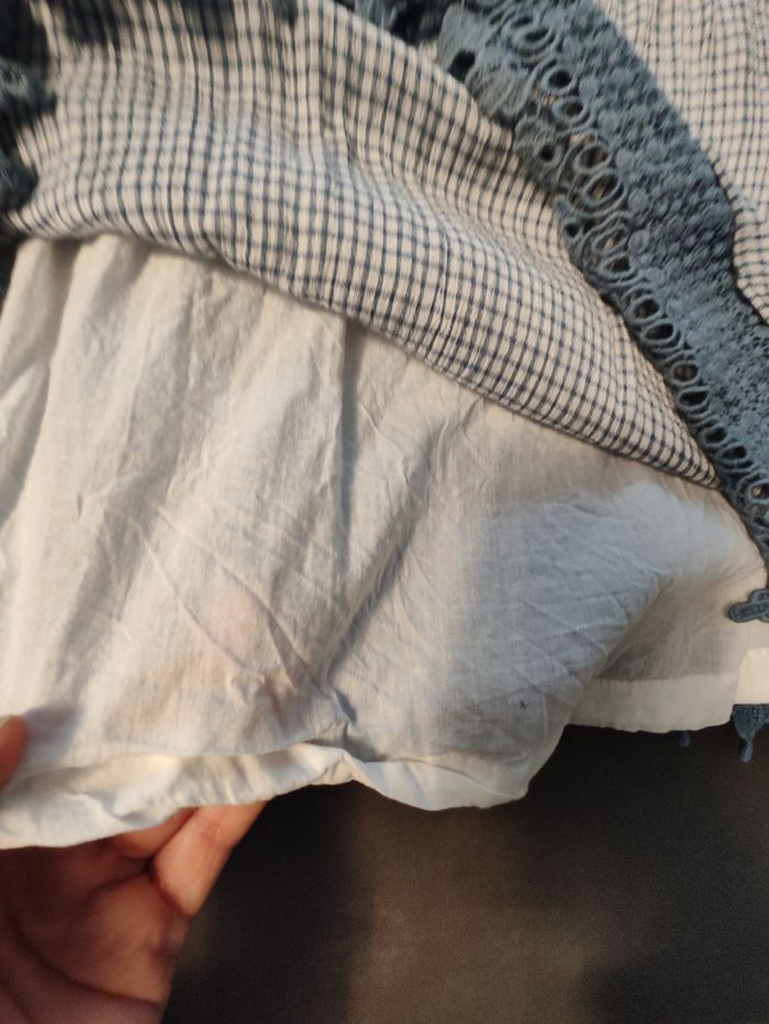Débardeur Kiabi bleu et blanc – Taille 42 – Bon état - photo numéro 5