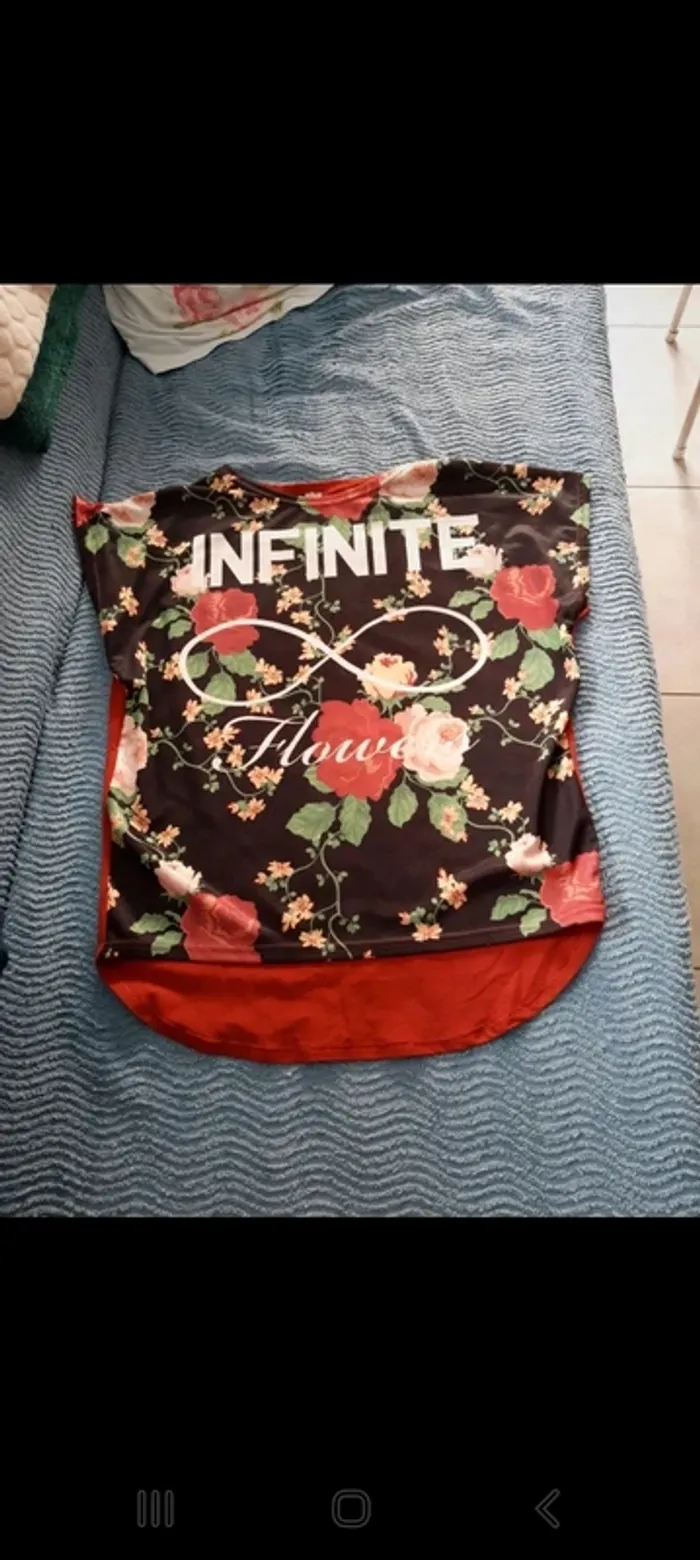 T short rouille 40