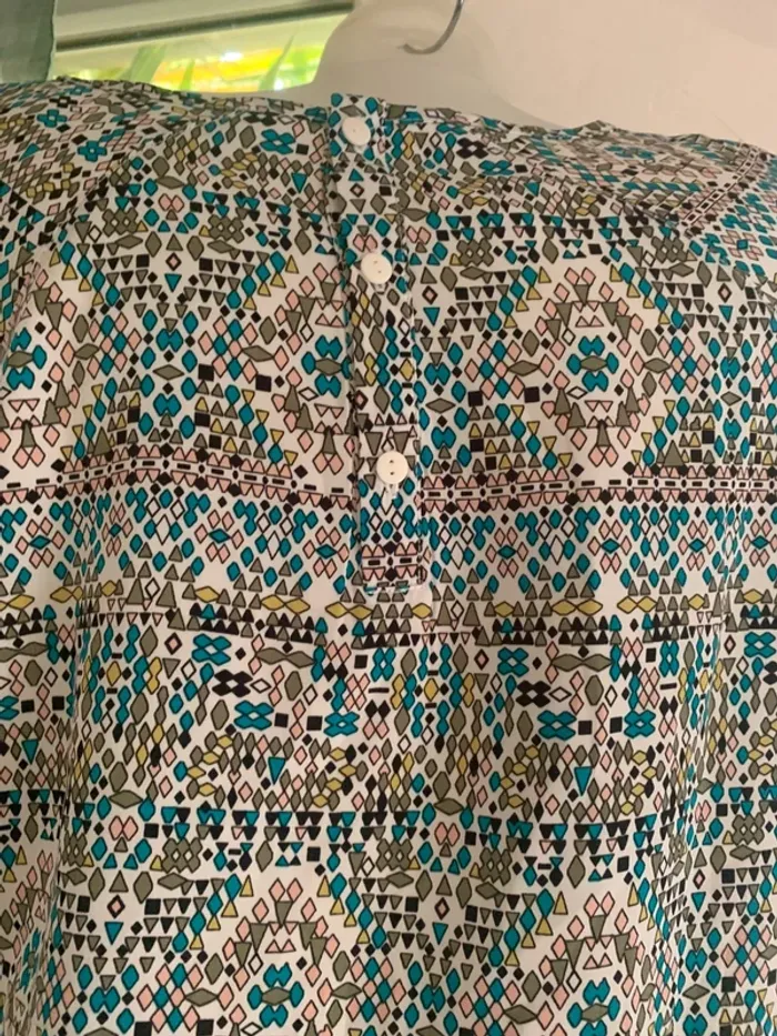 Blouse Balsamik  motif taille 48 manches courtes - photo numéro 9
