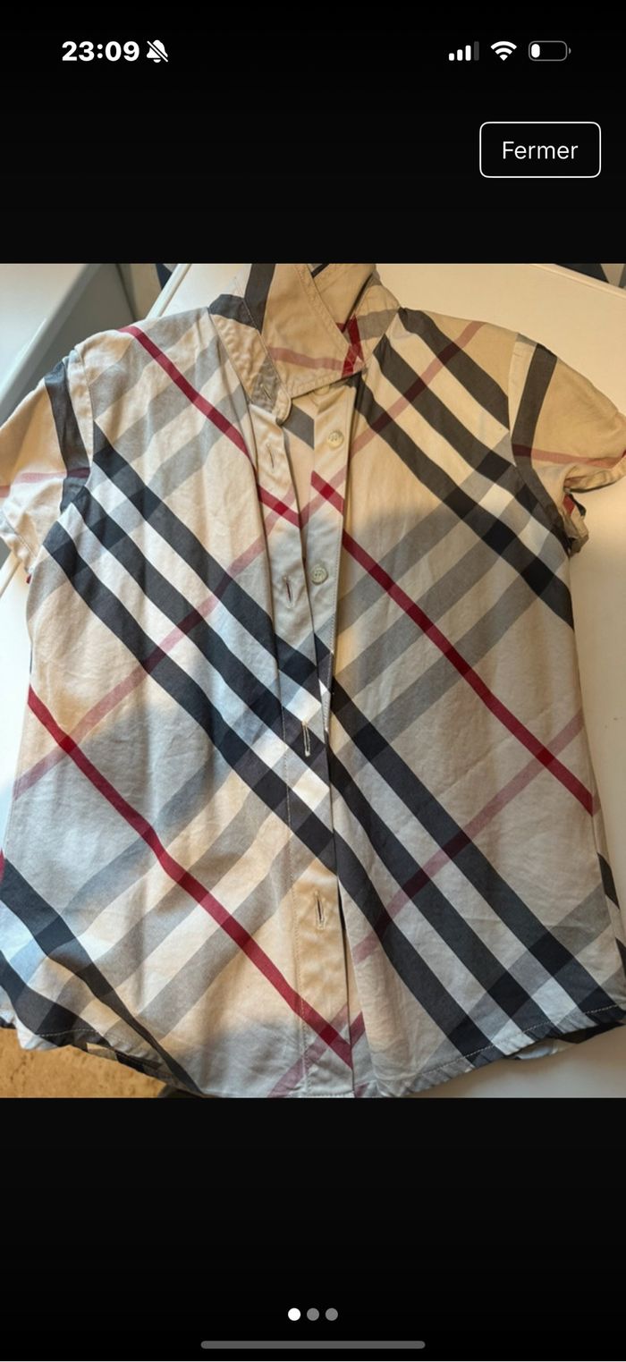 Chemise burberry