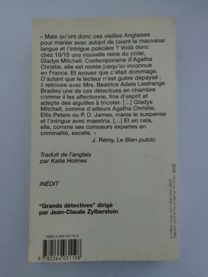 Gladys Mitchell - La malédiction du clan Stewart - photo numéro 2