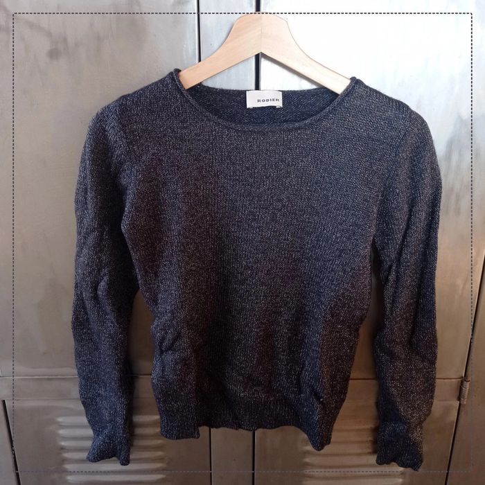 Pull femme Rodier gris/bleu taille S très bon état
