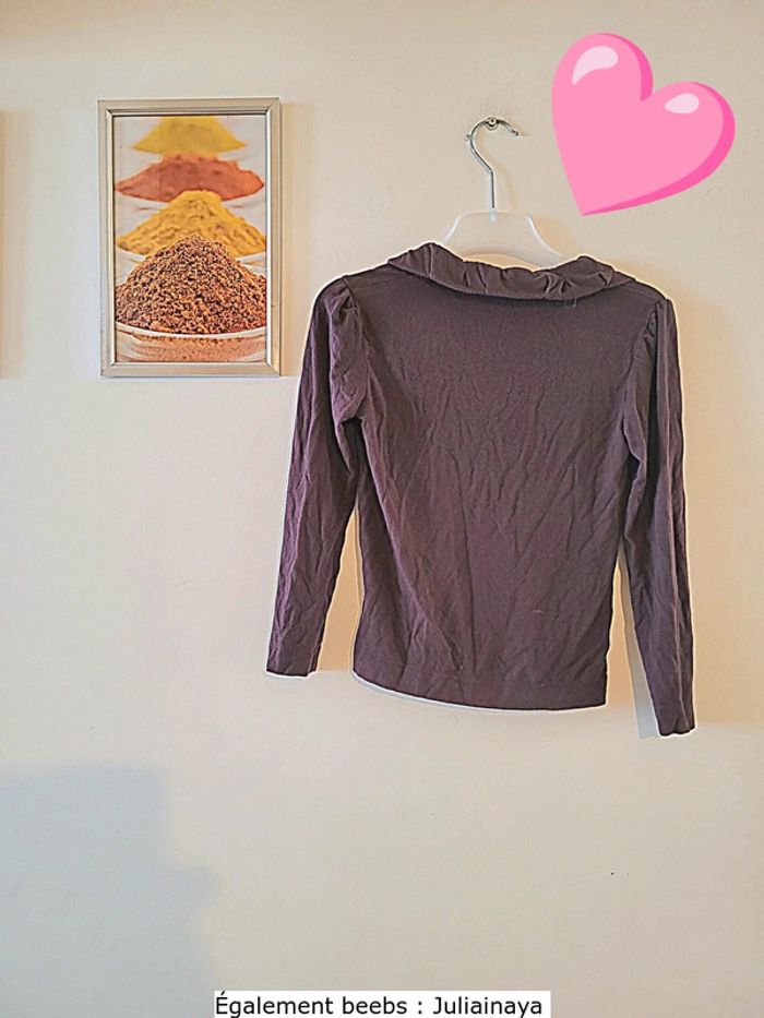 T shirt marron a manches longues "River Woods" taille 8 ans - photo numéro 6