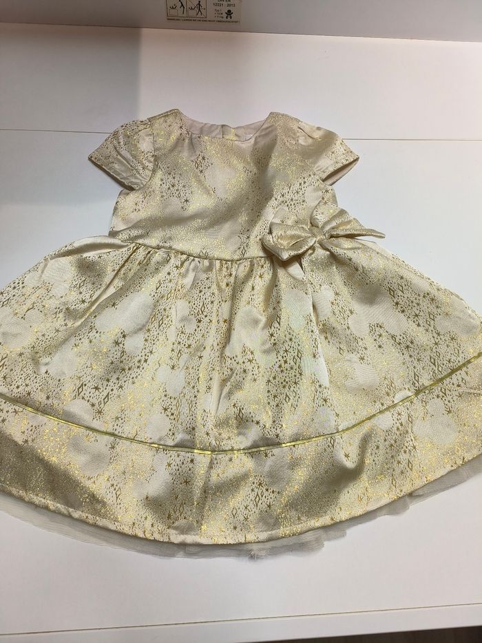 Robe princesse fête jupon Minnie Mickey 12 mois