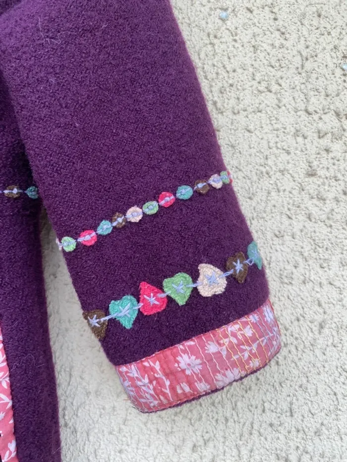 Beau manteau veste parka en pur laine DPAM 23 mois 2 ans - photo numéro 6