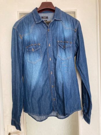 Chemise en jean Zara Man taille L
