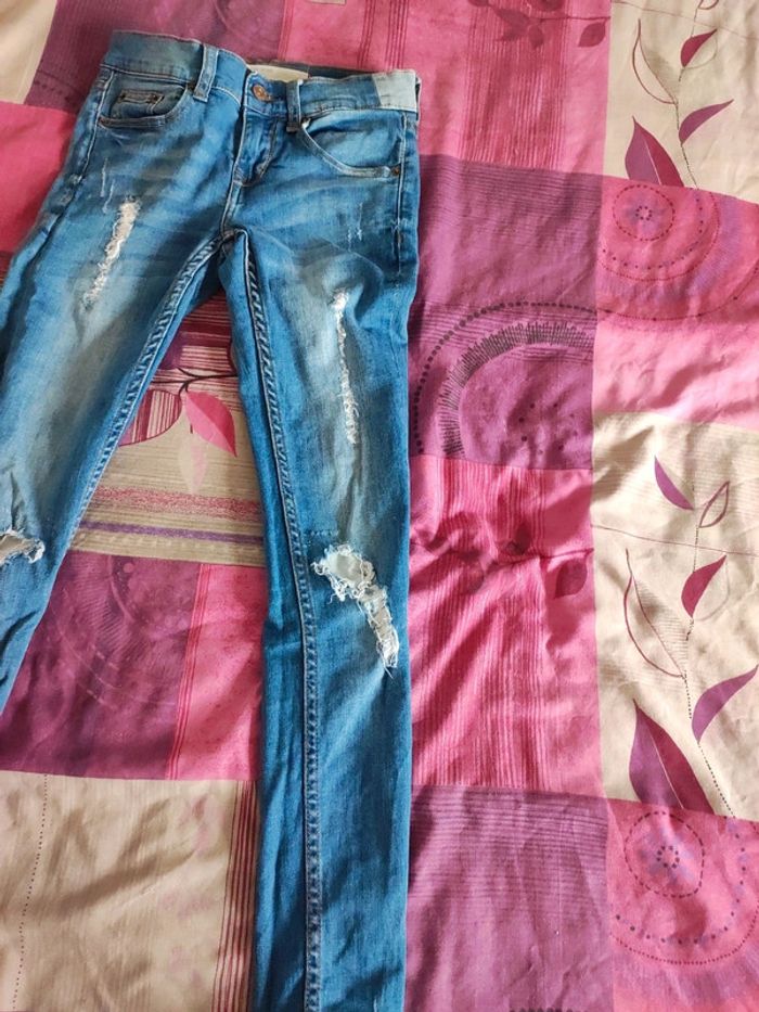 Jean style usée - photo numéro 2
