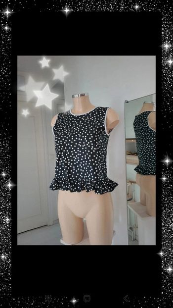 Petit top à pois