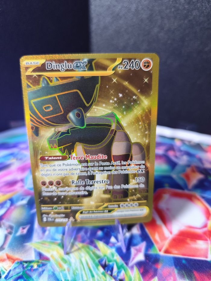Carte pokémon neuve 🇨🇵 Dinglu EX 275/193 Gold Évolution à Paldéa - photo numéro 2