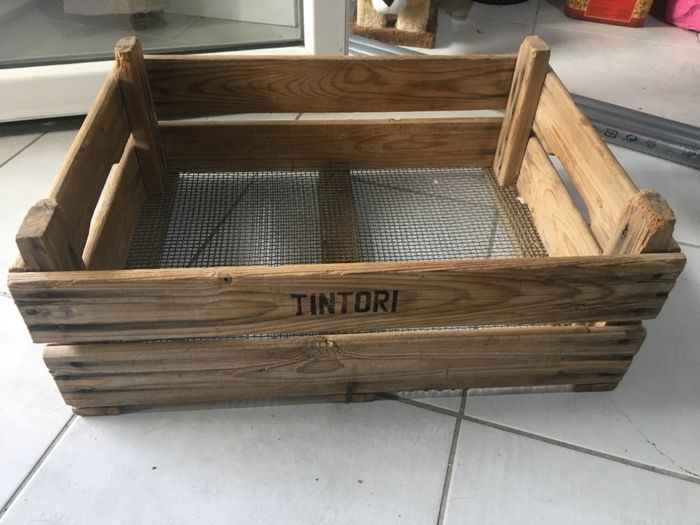 Caisse bois vintage