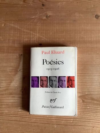 Livre « poésies 1913 - 1926 »