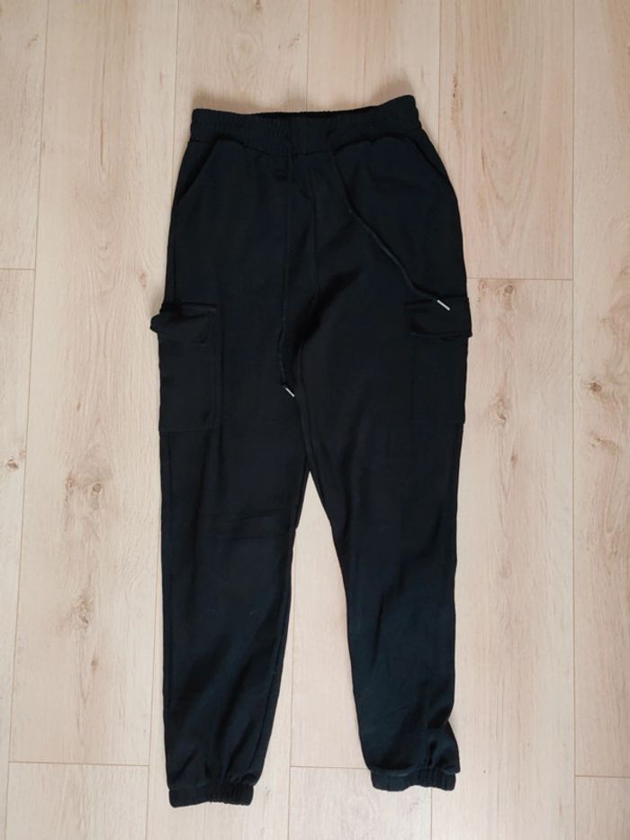 Pantalon jogging cargo noir