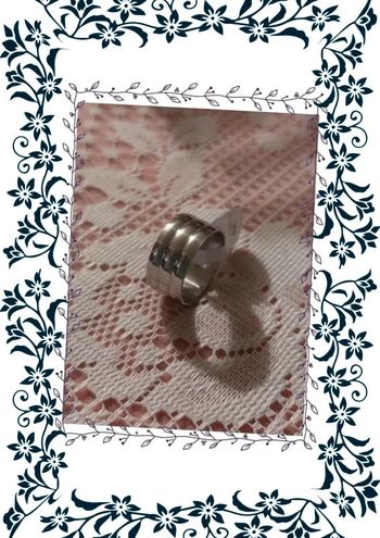 Bague taille 57 acier inoxydable